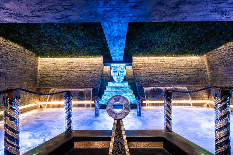 SPA Maya - piscina 32mq con piramide Maya, sauna e bagno turco al Trilussa Palace Hotel Roma